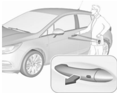 OPEL ASTRA 2016 - Fonctionnement du système à clé électronique - 1
