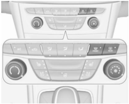 OPEL ASTRA 2016 - Désembuage et dégivrage des vitres - 1
