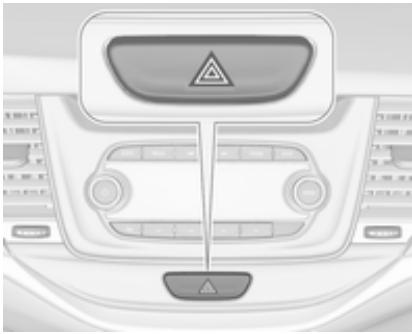 OPEL ASTRA 2016 - Feux de détresse - 1