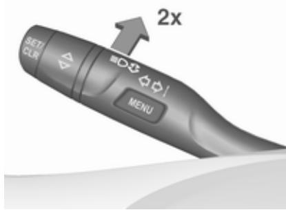 OPEL ASTRA 2016 - Lever de clignotants avec ou sans bouton MENU - 1