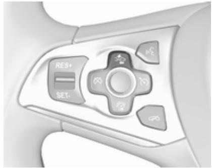 OPEL ASTRA 2016 - Sélection de la sensibilité de l'alerte - 1