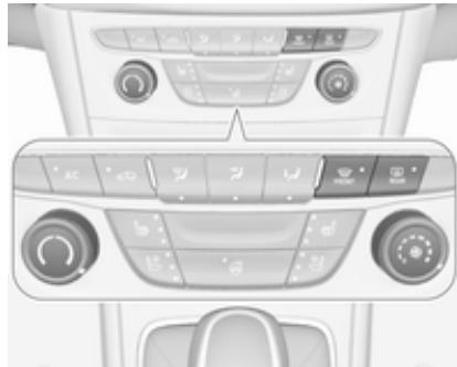 OPEL ASTRA 2016 - Désembuage et dégivrage des vitres - 1