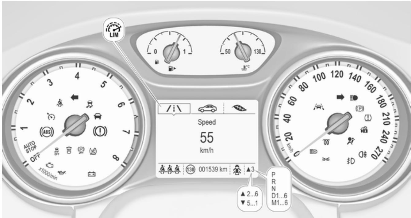 OPEL ASTRA 2016 - Combé d'instruments - 1