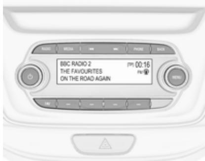 OPEL ASTRA 2016 - Affichage graphique des informations - 1
