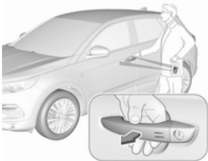 OPEL GRANDLAND - Fonctionnement du système à clé électronique - 1