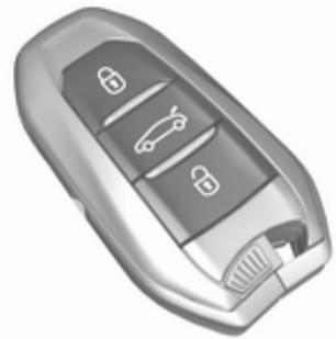 OPEL GRANDLAND - Utilisation avec les boutons de la clé électronique - 1