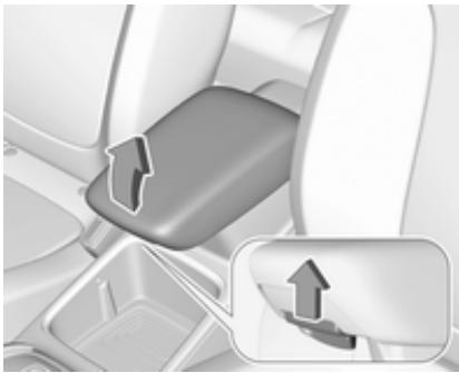 OPEL GRANDLAND X - Rangement dans la console centrale - 1