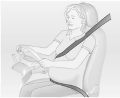 OPEL MERIVA B 2011 - Utilisation de la ceinture de sécurité pendant la grossesse - 1