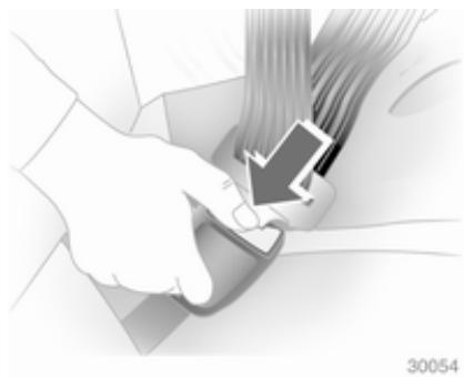 OPEL MERIVA B 2011 - Débouclage de la ceinture de sécurité - 1