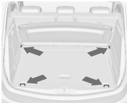 OPEL MERIVA B 2011 - Anneaux d'arrimage - 1