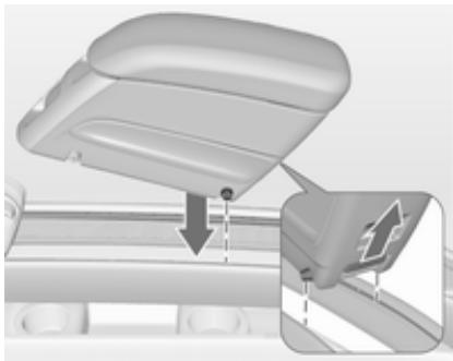 OPEL MERIVA B 2011 - Accoudoir amovible - 2