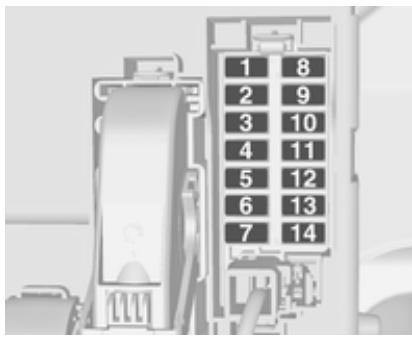 OPEL MERIVA B 2011 - Boîte à fusibles du tableau de bord - 3
