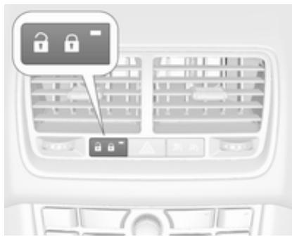 OPEL MERIVA B 2011 - Bouton de verrouillage central - 1