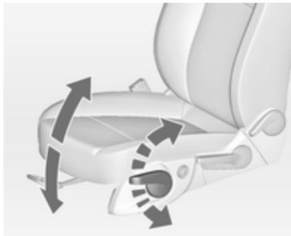 OPEL MERIVA B 2011 - Inclinaison de I'assise - 1