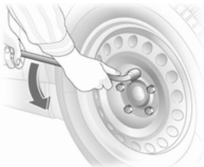 OPEL MERIVA B 2011 - Changement d'une roue - 2