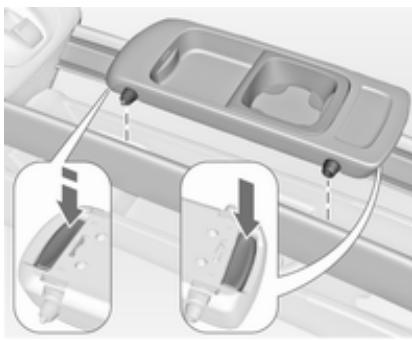 OPEL MERIVA B 2011 - Montage du porte-gobelets - 1