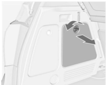 OPEL MERIVA B 2011 - Rangement à l'arrière - 1