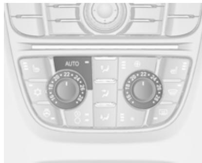 OPEL MERIVA B 2011 - Présélection de la température - 1