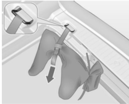 OPEL MERIVA B 2011 - Rangement de la barre d'attelage amovible - 1