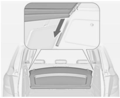 OPEL MERIVA B 2011 - Rangement du cache-bagages - 1