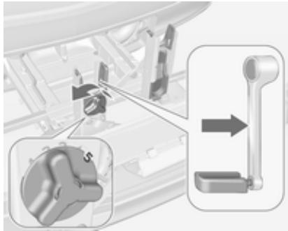 OPEL MERIVA B 2011 - Fixation d'un vélo sur le système de transport arrêté - 1