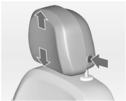 OPEL MERIVA B 2011 - Réglage des appuis-tête - 1