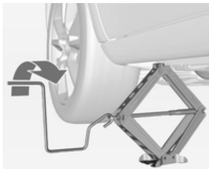 OPEL MERIVA B 2011 - Changement d'une roue - 7