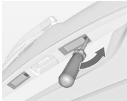 OPEL MERIVA B 2011 - Éclairage de plaque d'immatriculation - 1