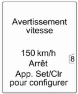 OPEL MERIVA B 2011 - Menu informations vehicule - 1