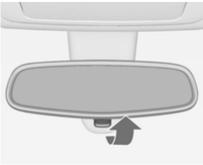 OPEL MERIVA B 2011 - Rétroviseur interieur Position nuit manuelle - 1