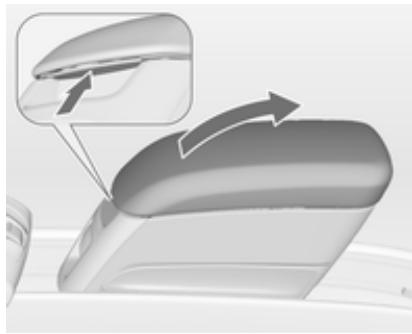 OPEL MERIVA B 2011 - Rangement dans les accoudoirs - 1