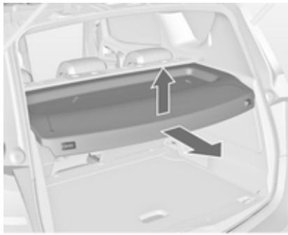 OPEL MERIVA B 2011 - Dépose du cache-bagages - 2