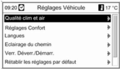 OPEL MERIVA B 2011 - Réglages Véhicule - 1