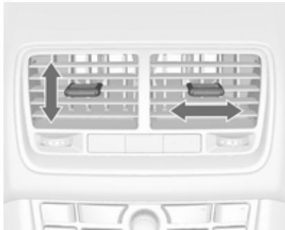 OPEL MERIVA B 2011 - Bouches d'ération réglables - 2