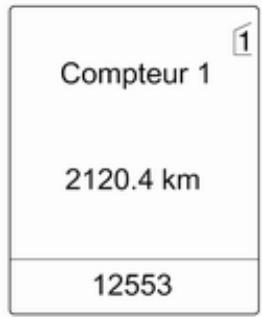 OPEL MERIVA B 2011 - Menu informations trajet/carbur - 1