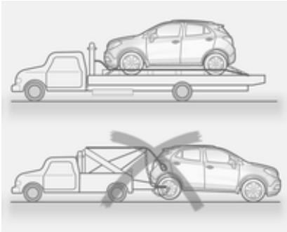 OPEL MOKKA 2013 - Remorquage du véhicule avec traction avant - 1