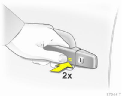 OPEL ZAFIRA 2 - Activation avec la clé électronique - 1