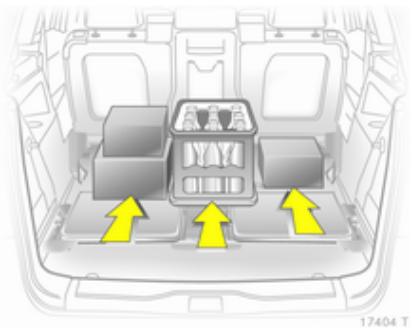 OPEL ZAFIRA 2 - Informations sur le chargement - 1