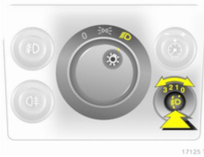 OPEL ZAFIRA 2 - Réglage de la portée des phares - 1