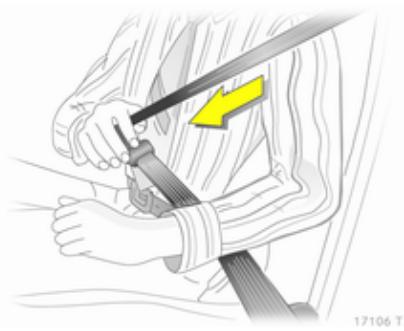 OPEL ZAFIRA 2 - Ceinture de sécurité à trois points - 1