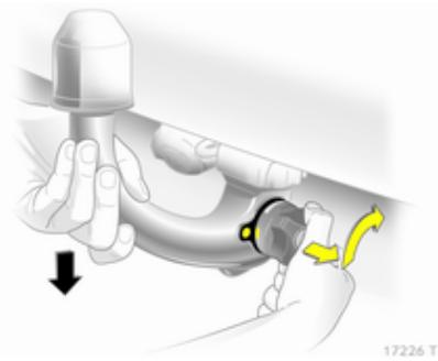 OPEL ZAFIRA 2 - Démontage de la barre d'attelage - 1