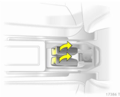OPEL ZAFIRA 2 - Ceintures de sécurité de la troisième rangée - 1