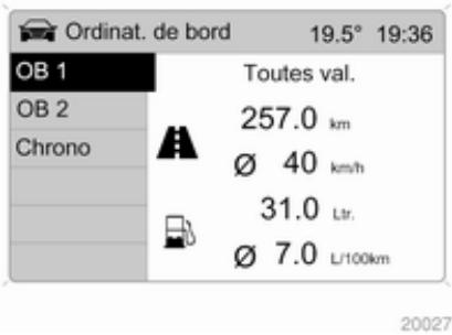 OPEL ZAFIRA 2 - Ordinateur de bord - 1