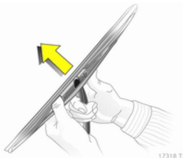 OPEL ZAFIRA 2 - Balai d'essuie-glace de la lunette arrête - 1