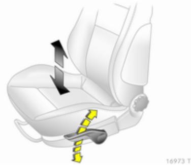 OPEL ZAFIRA 2 - Hauteur de siege - 1