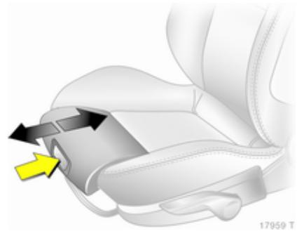 OPEL ZAFIRA 2 - Hauteur de siège - 4