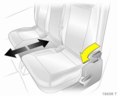 OPEL ZAFIRA 2 - Déplacement de la banquette de sièges - 1