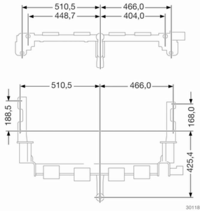 OPEL ZAFIRA 2 - Dimensions du dispositif d'attelage - 2