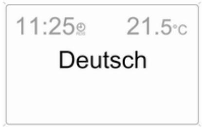 OPEL ZAFIRA 2 - Réglage de la langue - 1