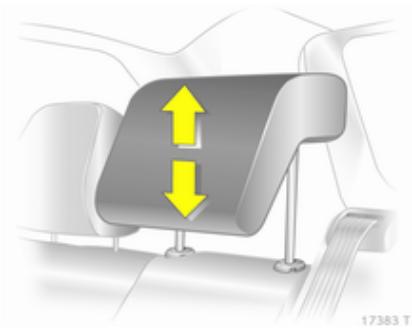 OPEL ZAFIRA 2 - Appuis-tête sans bouton de déverrouillage - 1